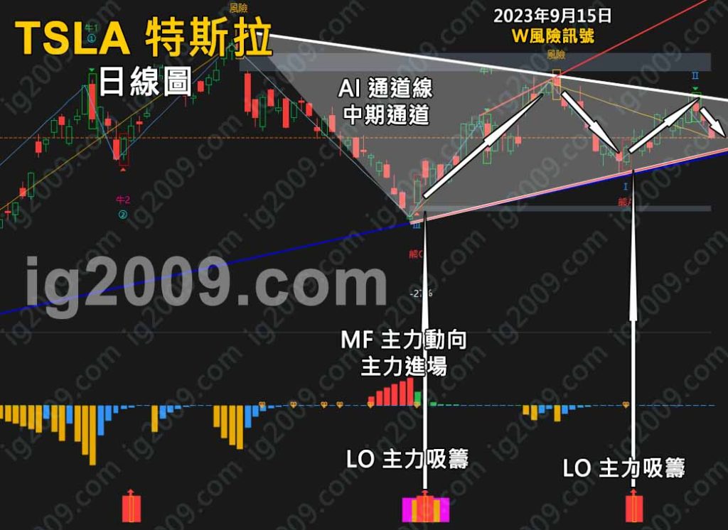 「TSLA 特斯拉」即將選擇方向？